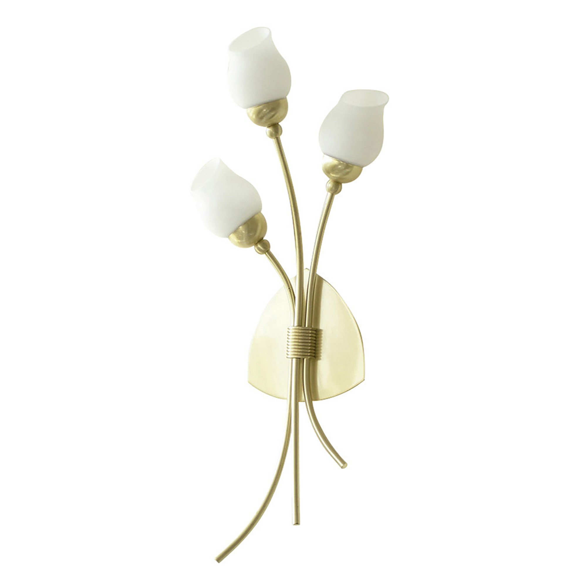 IL20550  Rimini Wall Lamp 3 Light Satin Brass